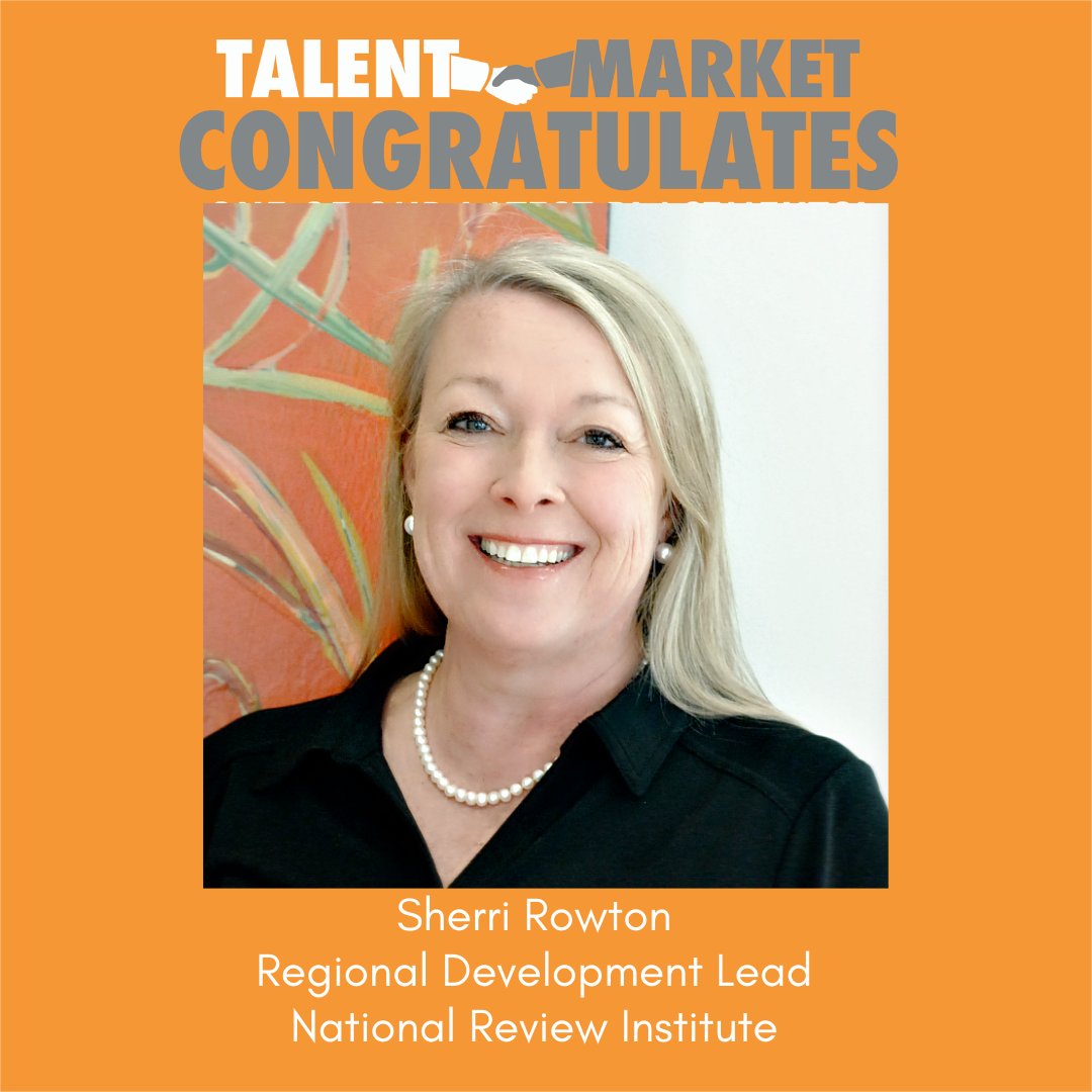 TalentMarket's tweet image. 🎉🎉Congratulations to another recent Talent Market placement, Sherri Rowton, for joining @NR_Institute as Regional Development Lead!🎉🎉
#talentmarketplacement #libertyjob #developmentjob #fundraisingjob