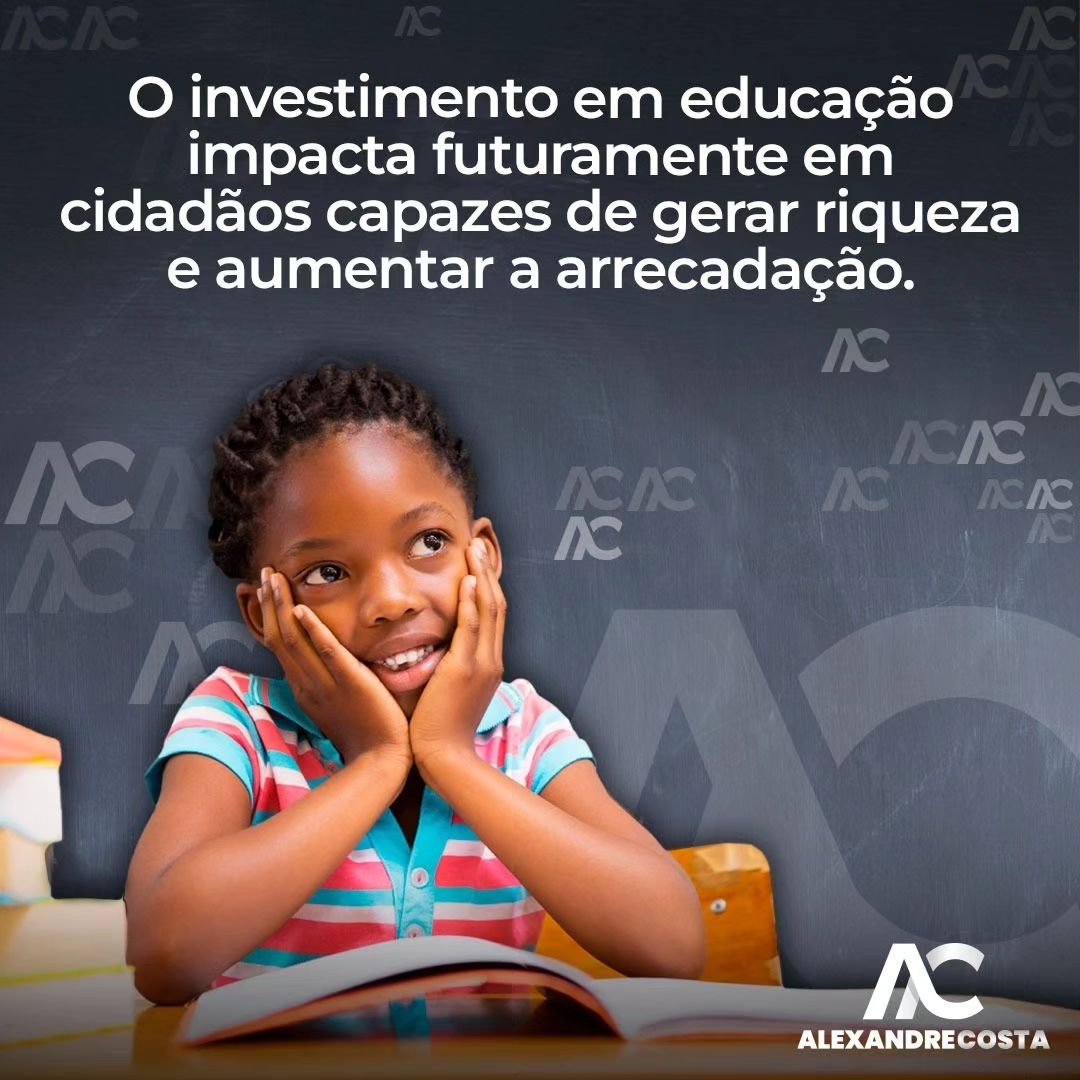 A educação é um investimento fundamental para o futuro do país. O gestor público tem um papel essencial para tomar as decisões que melhorem o sistema educacional e a formação das crianças e adolescentes!
