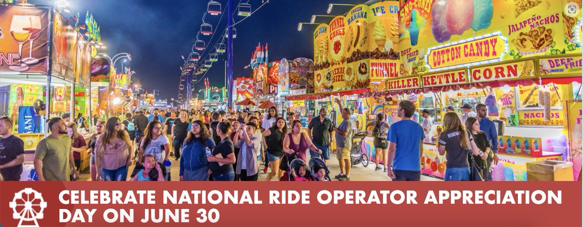 National Ride Operator's Appreciation Day Today June 30th