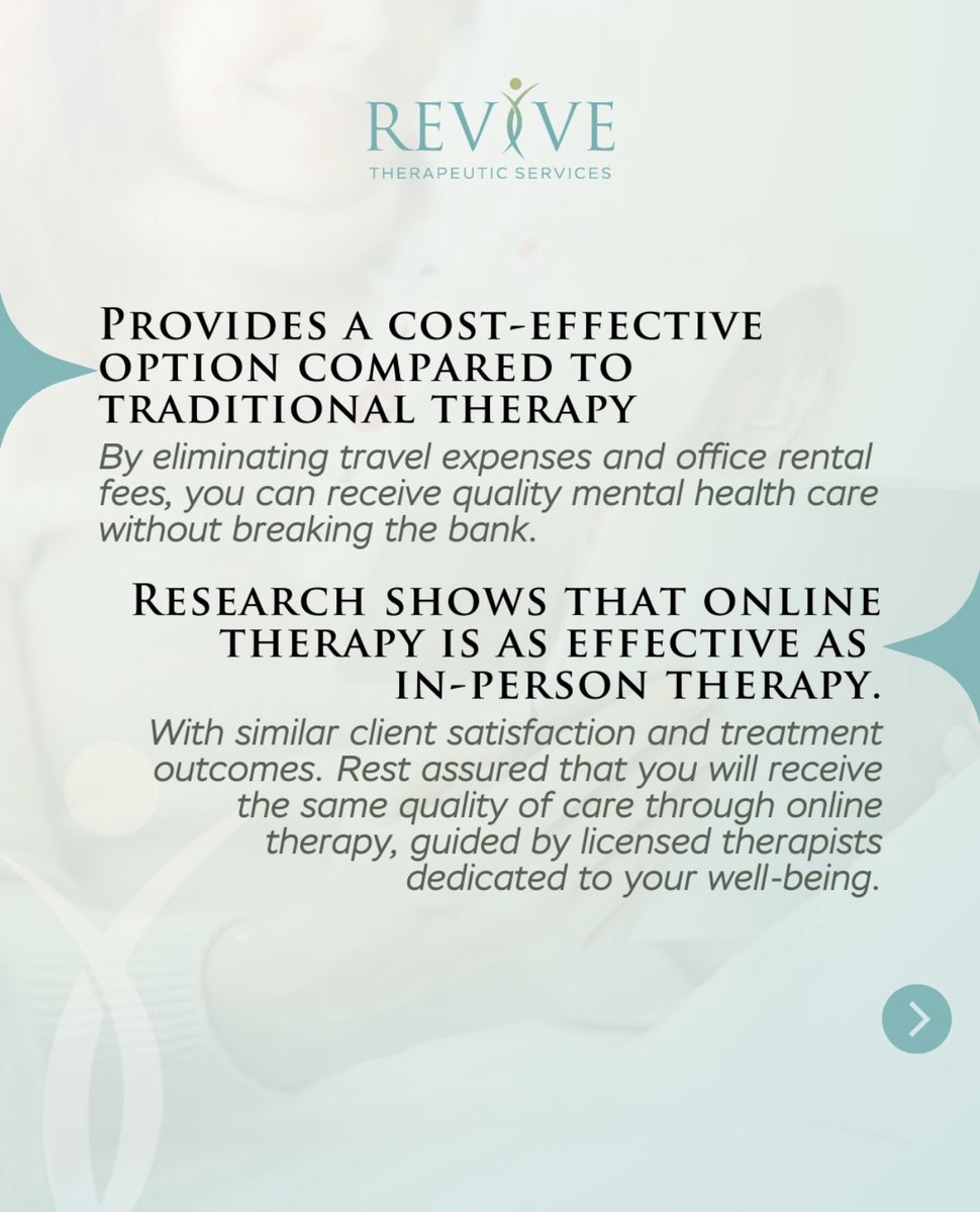 Have you ever wondered if online therapy actually works? Not only does it work, but online therapy also has many other benefits!🌟

#OnlineTherapyWorks #BenefitsOfOnlineTherapy #ConvenientTherapy #FlexibleMentalHealth #AccessibleSupport #OnlineTherapyBenefits  #VirtualTherapy