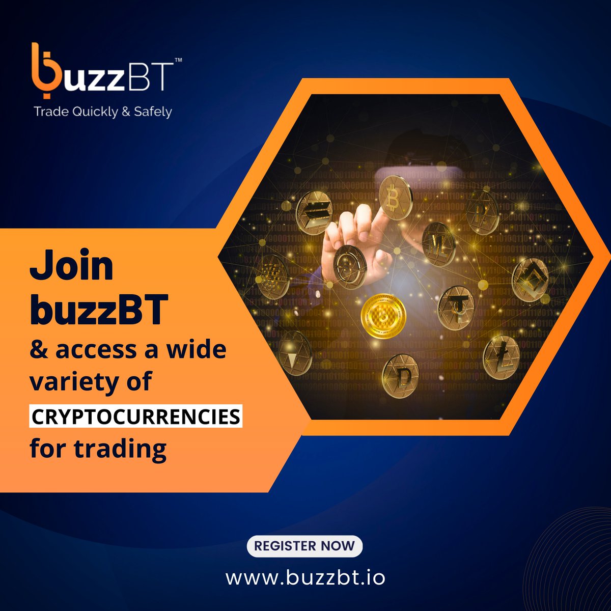 buzzBTOfficial's tweet photo. Unlock the world of cryptocurrencies with buzzBT! Join our platform and gain access to a wide variety of digital assets for seamless trading. Explore endless possibilities and start your crypto journey with us today!
Register Now: https://t.co/UlmZwx97Yh
#BUBT #buzzBT https://t.co/41EpIi5KFY