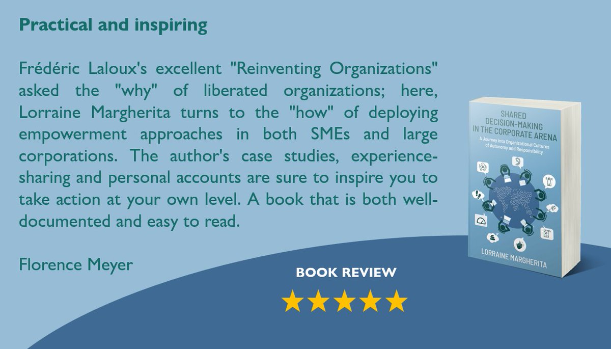 CoDynamics_Lorn's tweet image. Reviews are difficult to get (it&apos;s just life) and when people I admire share a thoughtful review, it shows that the intention of the book is right. 

⏩ Thanks for making this work on autonomy and responsibility visible to others: post your review!

#autonomyresponsibility #book