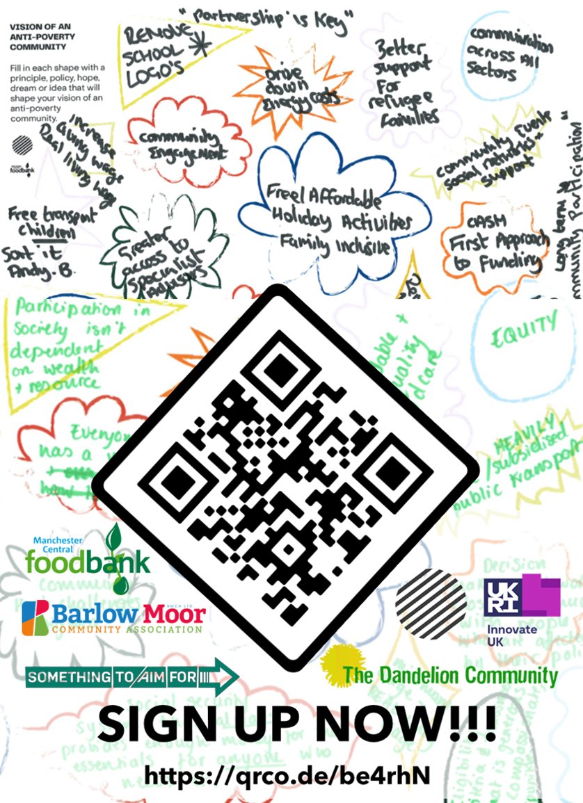 Dr Skal (@superskally) on Twitter photo Less than a week to go now before <a href="/McrFoodbank/">Manchester Central Foodbank</a> <a href="/we_getitdone/">Get It Done</a> <a href="/STAimFor/">Something To Aim For</a> <a href="/BMCALtd/">BMCA</a> & Dandelion Community host Manchester's grassroots-led Building an Anti-Poverty Community Summit - 1pm-4pm 6th July SIGN UP now - open to all!!
eventbrite.com/e/anti-poverty… Less than a week to go now before <a href="/McrFoodbank/">Manchester Central Foodbank</a> <a href="/we_getitdone/">Get It Done</a> <a href="/STAimFor/">Something To Aim For</a> <a href="/BMCALtd/">BMCA</a> & Dandelion Community host Manchester's grassroots-led Building an Anti-Poverty Community Summit - 1pm-4pm 6th July SIGN UP now - open to all!!
eventbrite.com/e/anti-poverty…