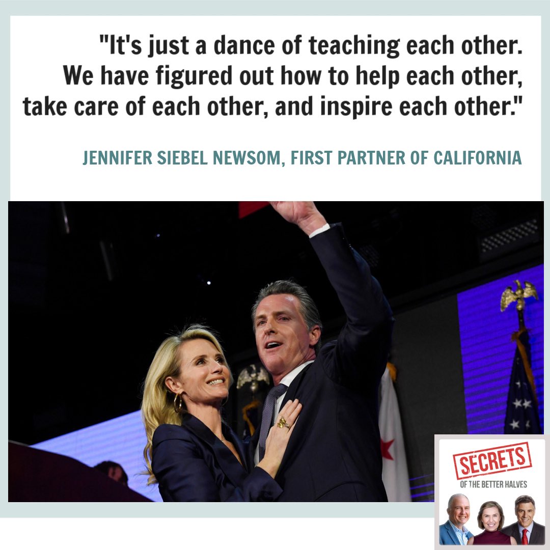 SecretsOfTheBH's tweet photo. NEW EPISODE! Do you have a special dance that makes your relationship work? @JenSiebelNewsom shares the secrets of her relationship with her husband, Governor @GavinNewsom. 

Listen to our new podcast series!  
Apple https://t.co/D6foYMdcb9
Spotify https://t.co/Cehw06yvqK https://t.co/SIGpmFjmNx