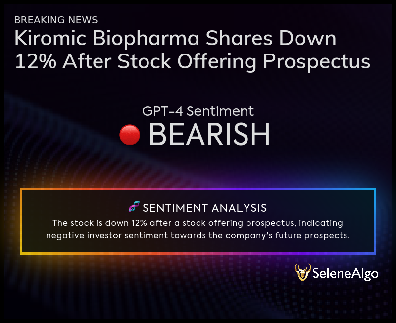 SeleneAlgo's tweet image. 🔥 Realtime AI News Scanner 🔥
🔗 marketwatch.com/story/kiromic-…
#KRBP $KRBP  #News #StockNews #Stocks #Sentiment #SentimentAnalysis