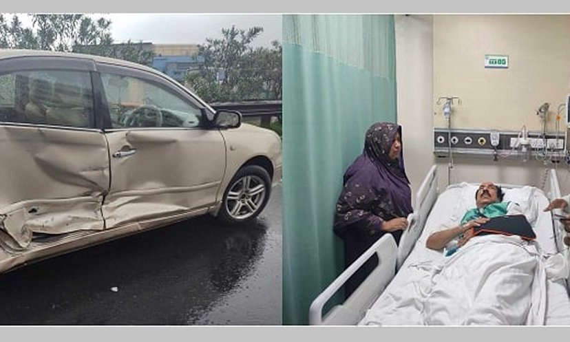 সড়ক দুর্ঘটনায় আহত এমপি বাবলা