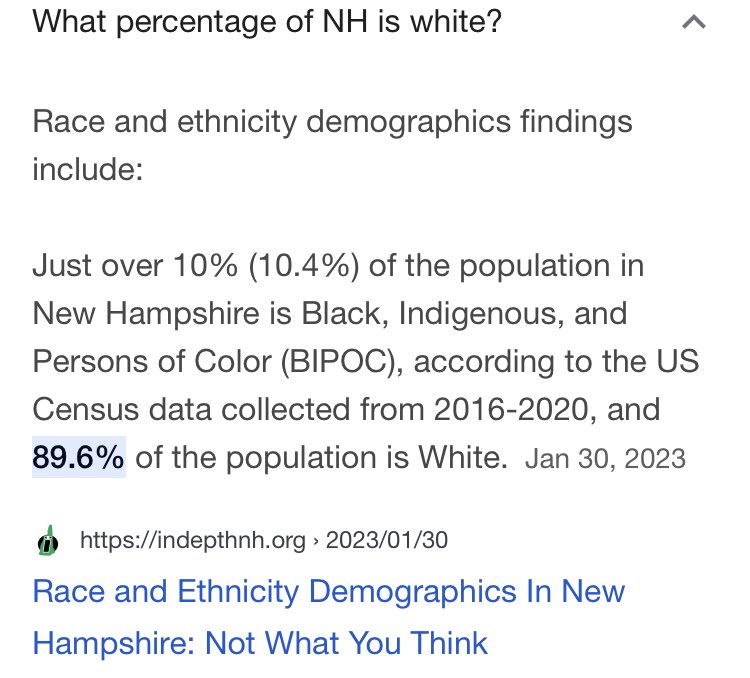 “82% of EFAs went to white children”

Sounds high until you realize 89% of NH is white, and EFAs disproportionately fund minority children.

Also unsure why anyone would care by race who gets help— I’m happy for ANY kid to have options besides failing public schools.

#NHPolitics