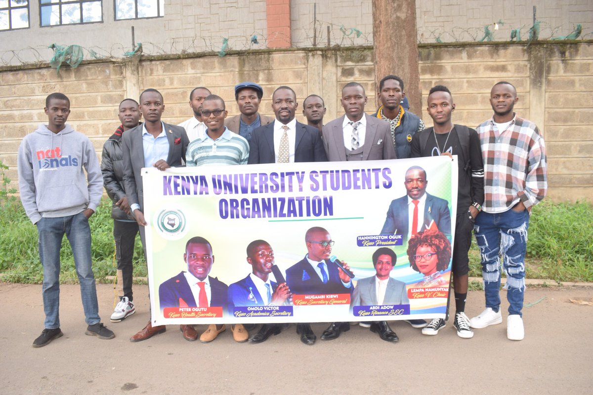 Codentruth's tweet photo. KUSO through sec gen @MugambiKibwi and chair General oguk has announced nationwide peaceful demo,,buana this country top leadership only understands demonstrations,,we will show up mugambi💪✊ https://t.co/QMisHXnF0w