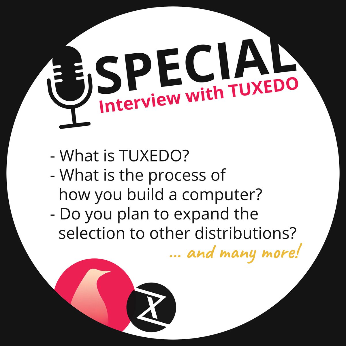 TUXEDOComputers's tweet photo. If you always wanted to know about us, how we work and what else is important to us - you can now listen to the "Special: Interview with TUXEDO" in the podcast of The Linux Experiment!
Have fun listening! #podcast #linux #thelinuxexperiment
https://t.co/Dbugbl49wS https://t.co/iDQElUsgk2