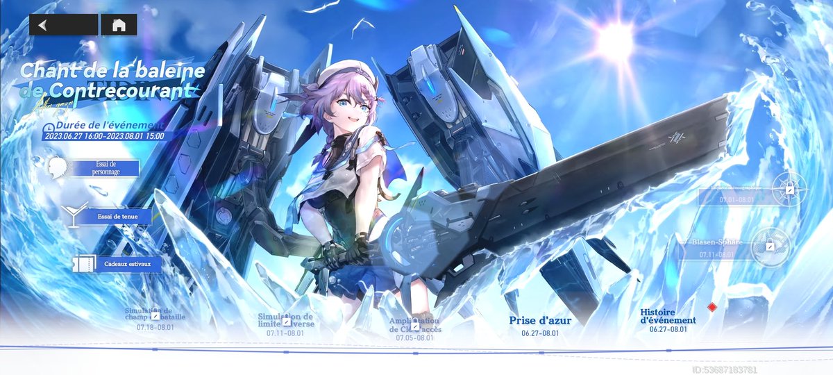 AetherGazerFR's tweet photo. Ça fait maintenant deux jours que l'évènement de Skadi est sorti, qu'en pensez-vous ?

#AetherGazer #Yostar https://t.co/VXPfjbJGTh