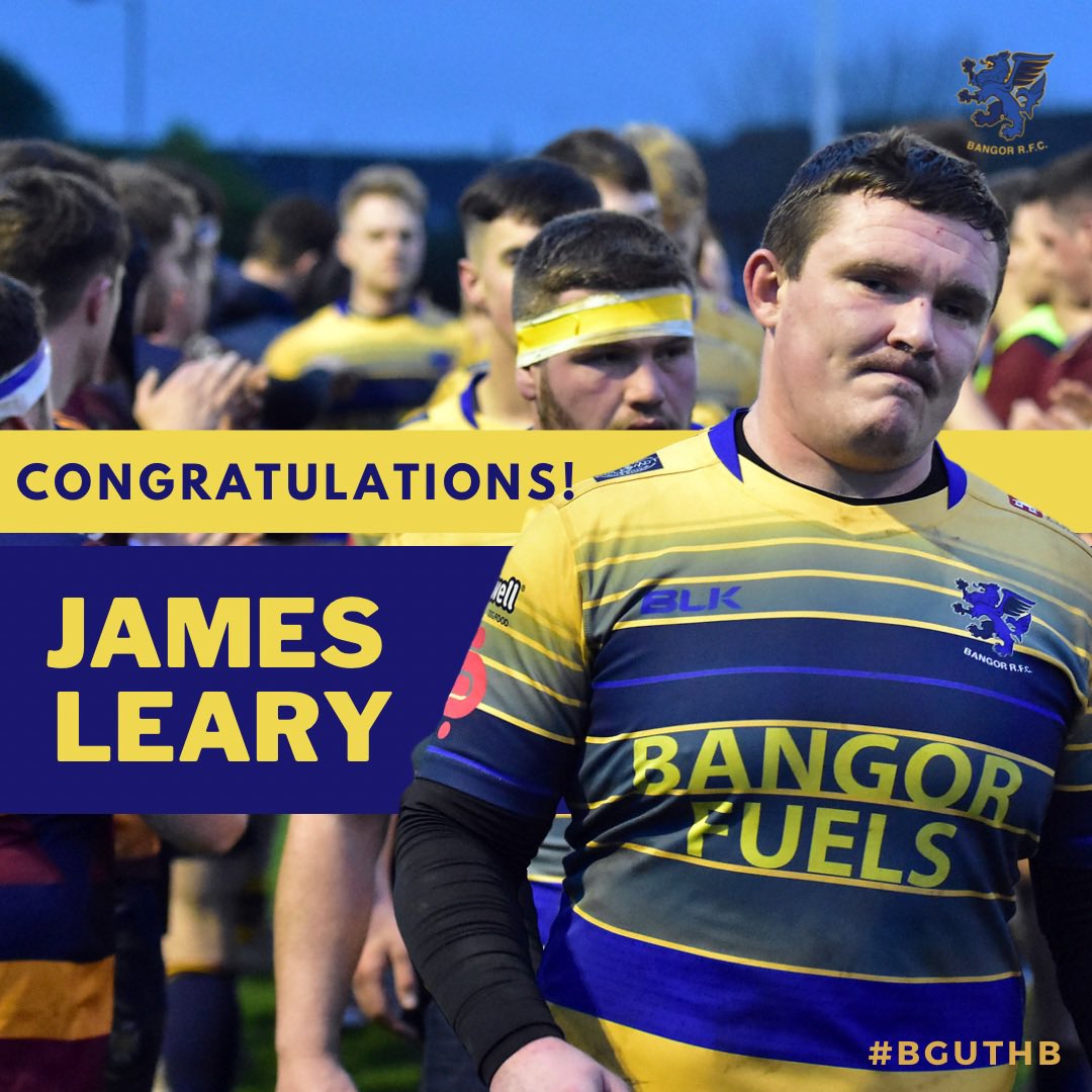 BangorRFC's tweet photo. You might recognise this first 1XV player from getting 100 AIL caps last season 👀

Our New Club Captain James Leary has been selected for an Ulster AIL side XV vs Ulster development side!!

The match is at Malone on Friday 18th August.  

Congratulations from all of us James! https://t.co/wSHCRfWM37