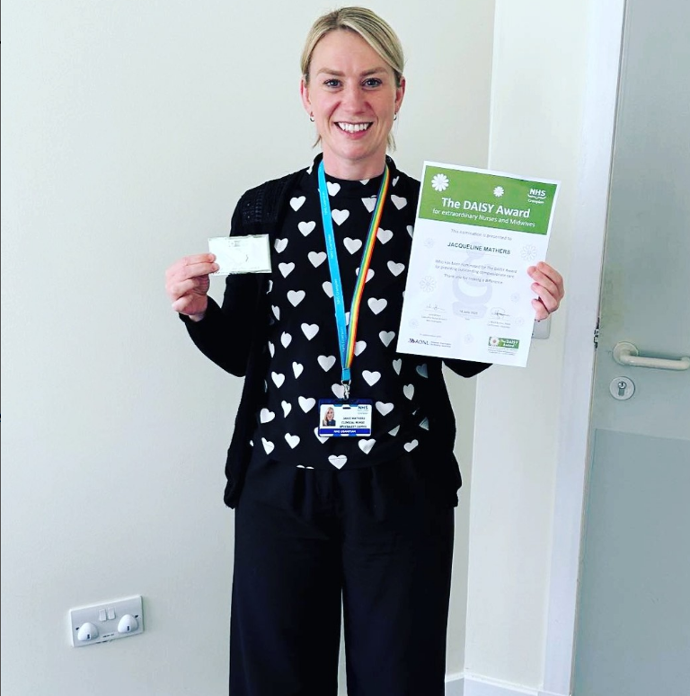 We are pleased and proud to share that Jakki Mathers was nominated by a Young Person for a DAISY Award 🌼
Well done Jakki! <a href="/NHSGrampian/">NHS Grampian</a> #camhs #mentalhealth #daisyaward #mentalhealthnursing #extraordinarynurses