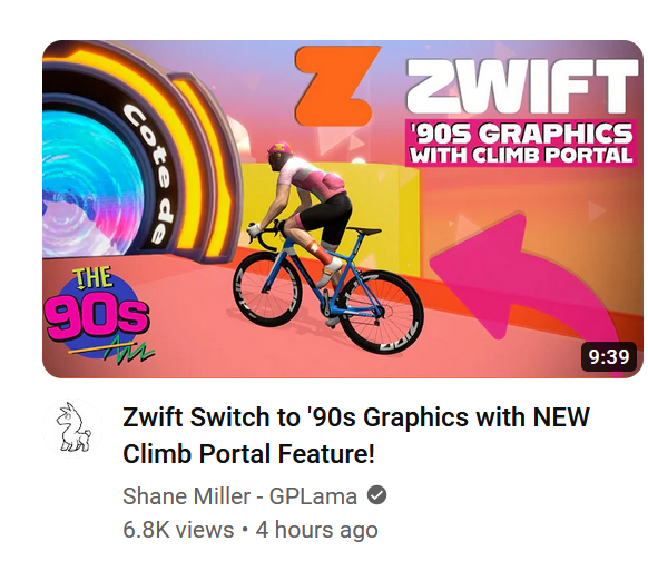 JBroms's tweet photo. The only problem is that @GoZwift has always looked like the graphics were from the 90's https://t.co/ofel4624zC