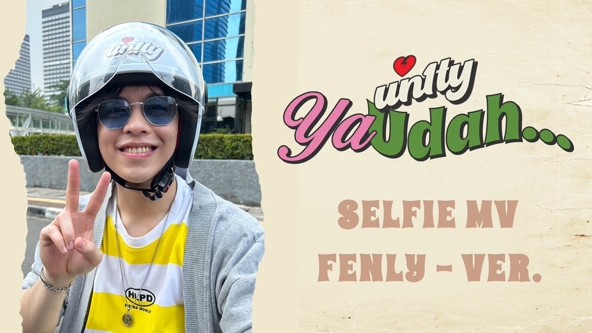 only_CHNCE's tweet photo. #YaUdahUN1TY Selfie MV Version by Fenly is OUT NOW 🤷‍♂️🛵

Tonton full video di YouTube dan TikTok UN1TY ya!

YouTube: https://t.co/lVBX5jIjIo
TikTok: https://t.co/9FFP0BG89z

#UN1TY #LaguBaruUN1TY #YouN1T #1IDEntertainment https://t.co/A35q7phWPY