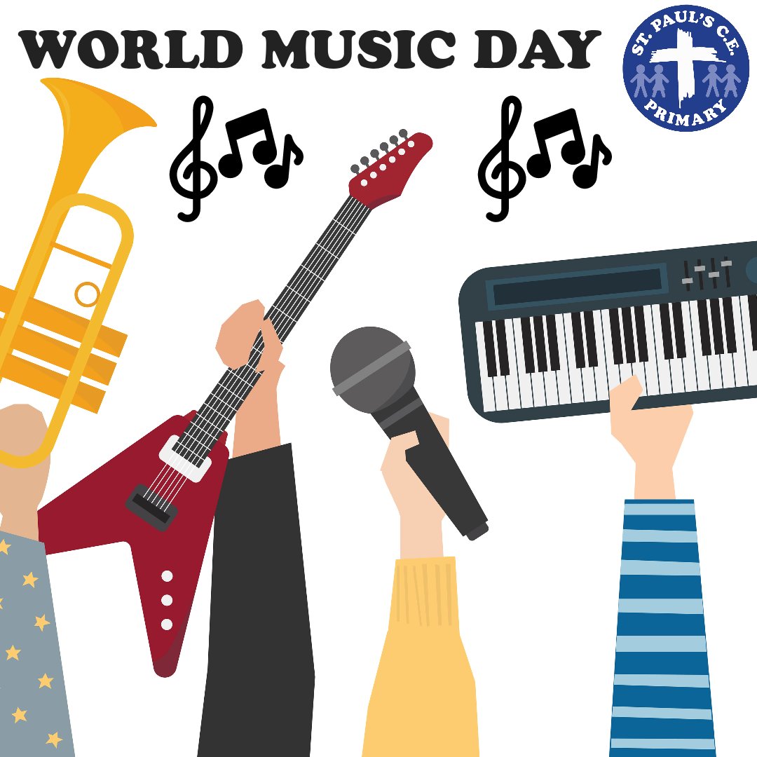 StPauls_Tweets's tweet photo. Last week, we enjoyed celebrating World Music Day in school! https://t.co/7m2zwjXxBO