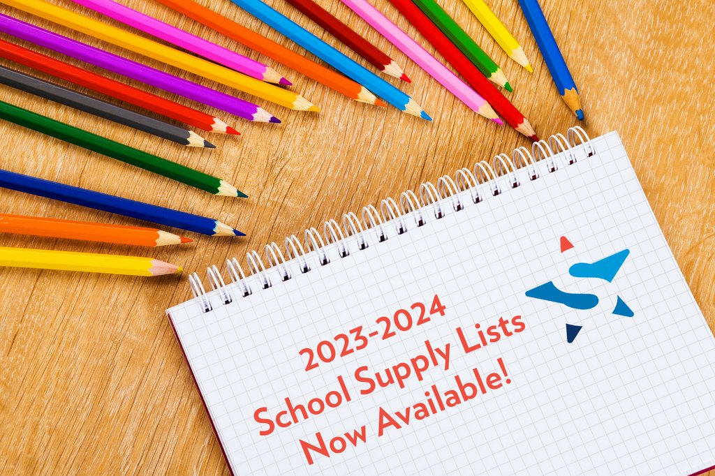 School supply lists for the upcoming school year are now available! Please purchase your supplies and bring them to Celebration of Learning on July 31. docs.google.com/document/d/18h…