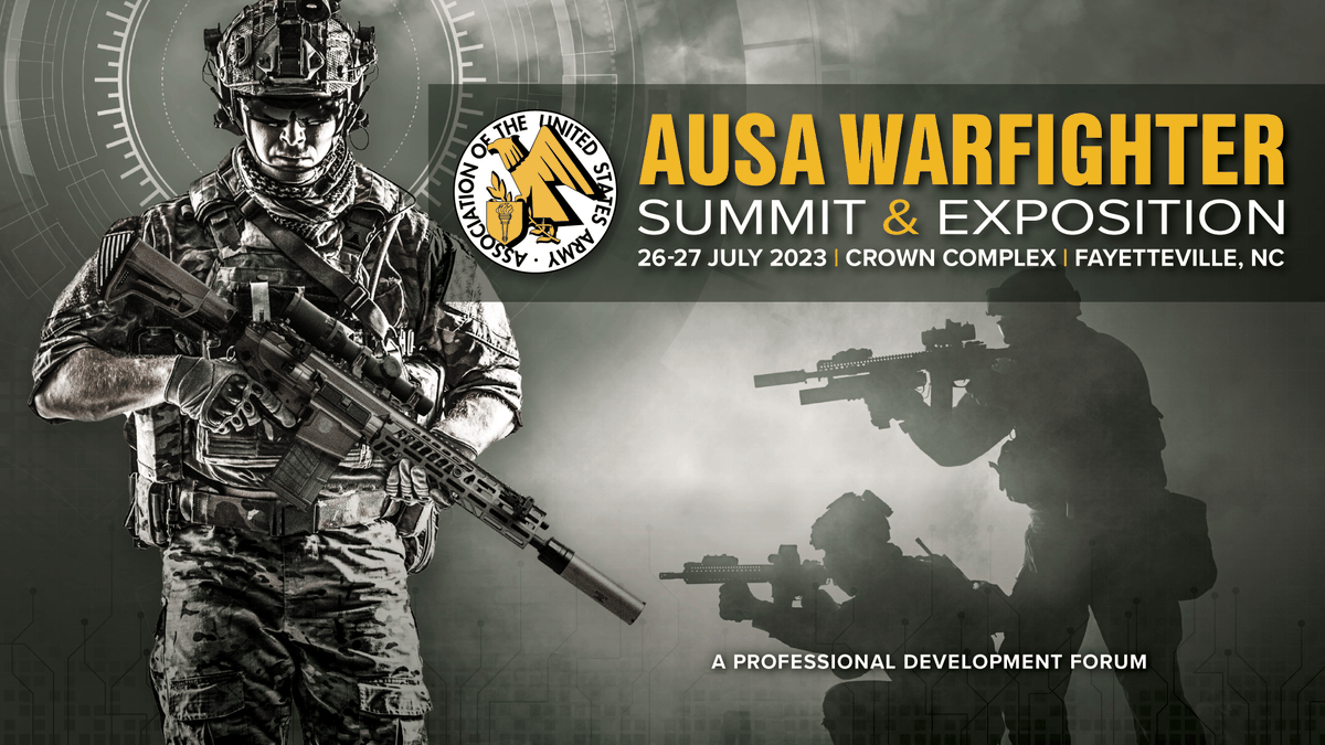 AUSAorg's tweet photo. Maneuver Leaders Speak at AUSA’s Warfighter Summit

Register Now for 2-Day Event Focused on Soldiers, Future Fight

Read more at https://t.co/SowPxyNacM

#ausa #ausaorg #usarmy #army https://t.co/JK62Bv0x7X