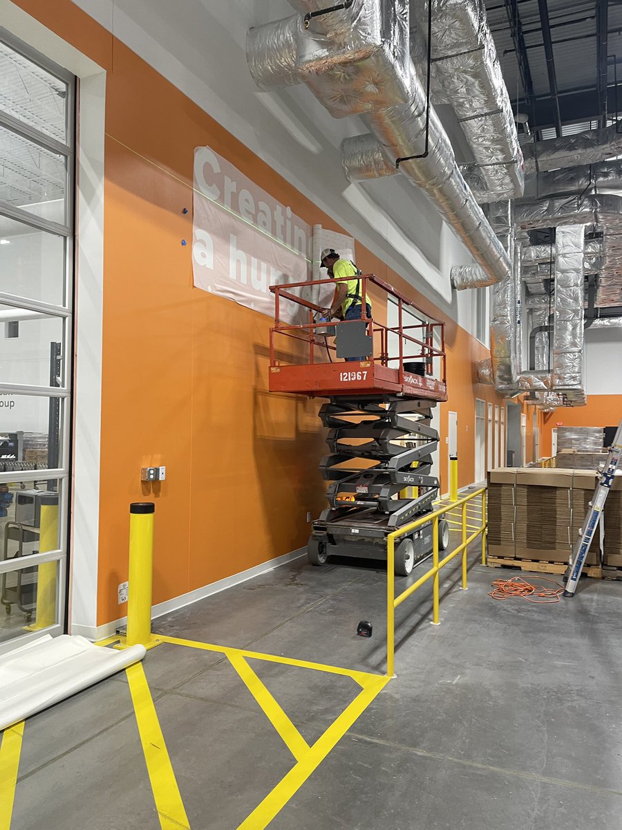 Proud to have <a href="/ASIsignage/">ASI Signage</a> as a partner to graphically enhance our new facility! Ray, Bill &amp; all of the craftsmen installing are top notch!