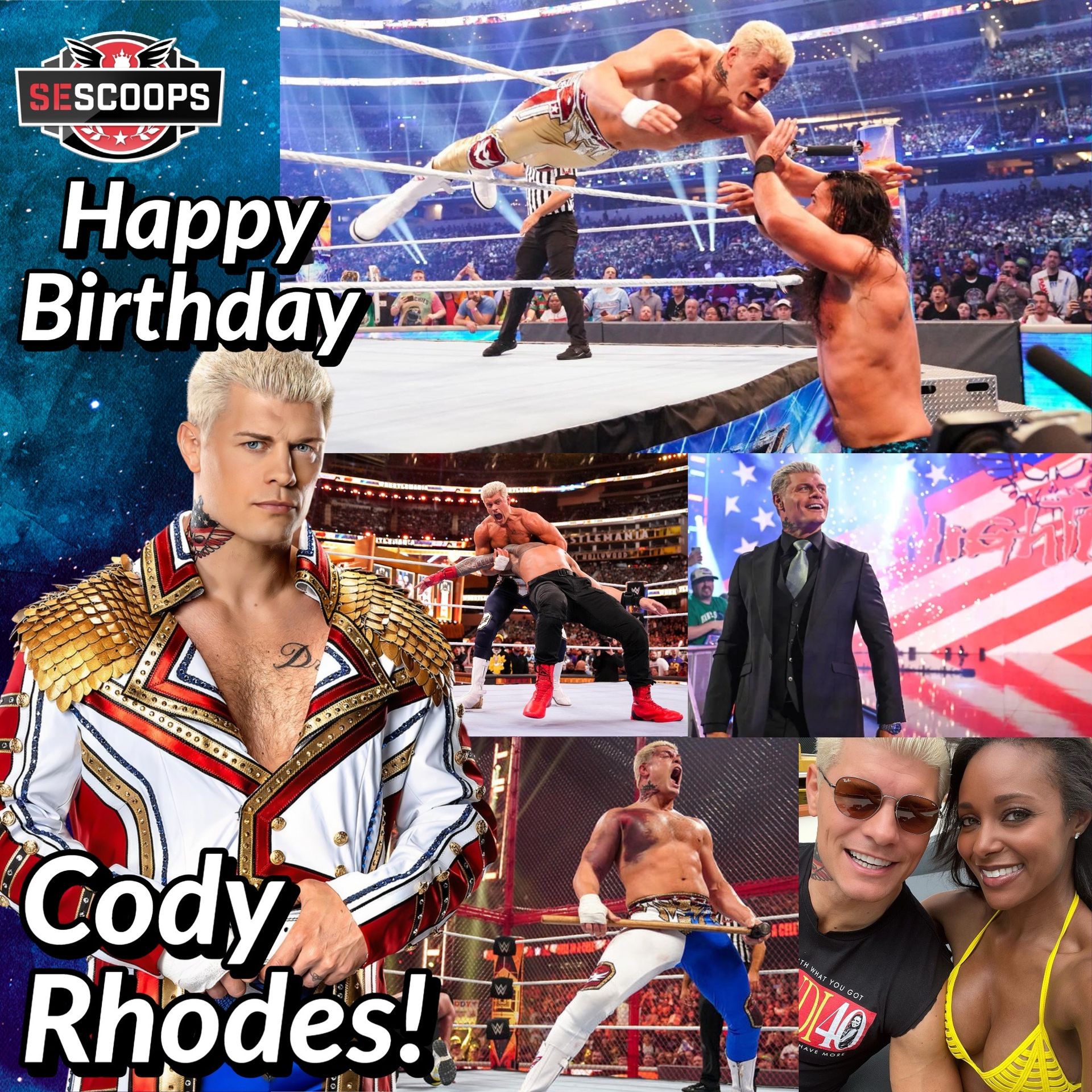Happy 38th Birthday to The American Nightmare Cody Rhodes! 