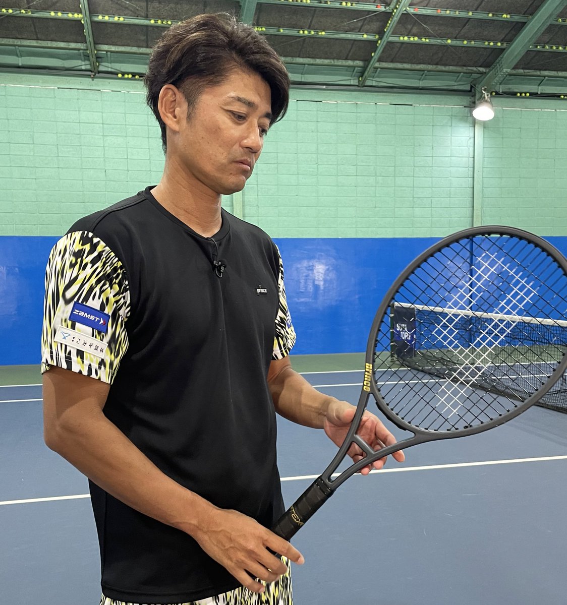 princetennisjp's tweet photo. 93平方インチの魔法
「忘れられないあの一球」。最高の打球感PHANTOMGRAPHITE93
小野田プロにも楽しんでいただきました。#pgq3 https://t.co/MIu6Lwa549