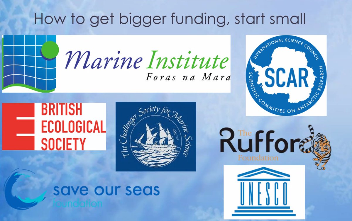 Naomi Krauzig (@nkrauzig) on Twitter photo Our <a href="/OceanDecadeECOP/">Early Career Ocean Professionals</a> webinar on funding for ECRs has started !
After a initial overview from our coordinator Natalie Fox and an introduction from the moderator <a href="/SiddhiInGalway/">Dr. Siddhi Joshi - mastodon.social/@DrSiddhiJoshi</a>, right now Terri Souster <a href="/polar_biology/">Terri Souster</a> is sharing crucial tips on funding proposals 💶 Our <a href="/OceanDecadeECOP/">Early Career Ocean Professionals</a> webinar on funding for ECRs has started !
After a initial overview from our coordinator Natalie Fox and an introduction from the moderator <a href="/SiddhiInGalway/">Dr. Siddhi Joshi - mastodon.social/@DrSiddhiJoshi</a>, right now Terri Souster <a href="/polar_biology/">Terri Souster</a> is sharing crucial tips on funding proposals 💶