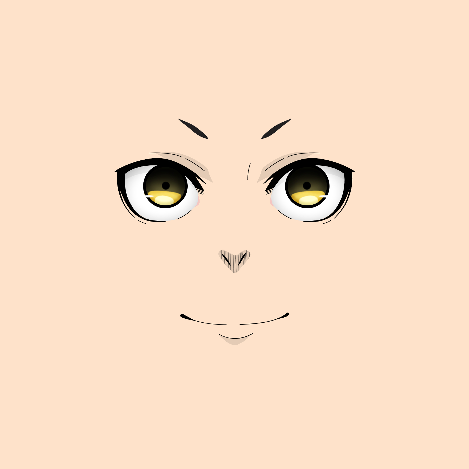 13) Anime Face - Roblox