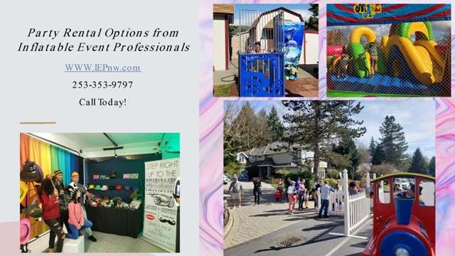 You don't have to worry about your upcoming event...we've got you covered! At IEP, we specialize in bounce house and party equipment rentals. From games, to slides, and concessions - we have it all! Show your guests a great time.  #PartyTime #BounceHouseRentals #EventPlanning