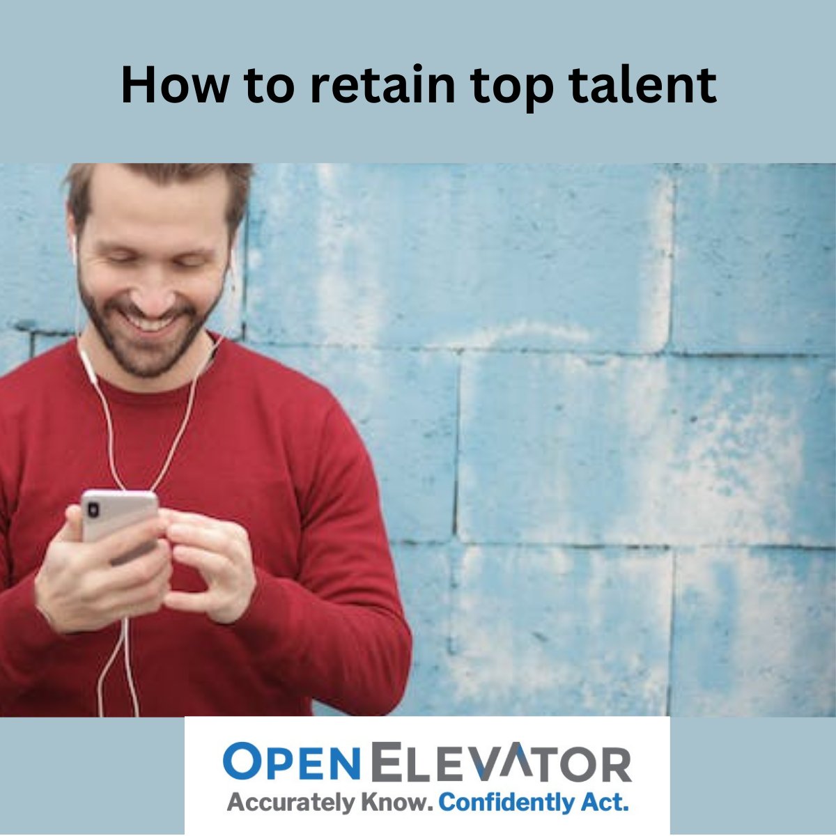OpenElevator's tweet image. Retain top talent with a simple formula: 
KNOW. ACT. 

OpenElevator’s proprietary algorithm can help you know your team like never before... 
including KNOWing:
- which employees are at highest risk of leaving 
&amp;amp;
- which ACTions to take.

Learn more @ openelevator.com