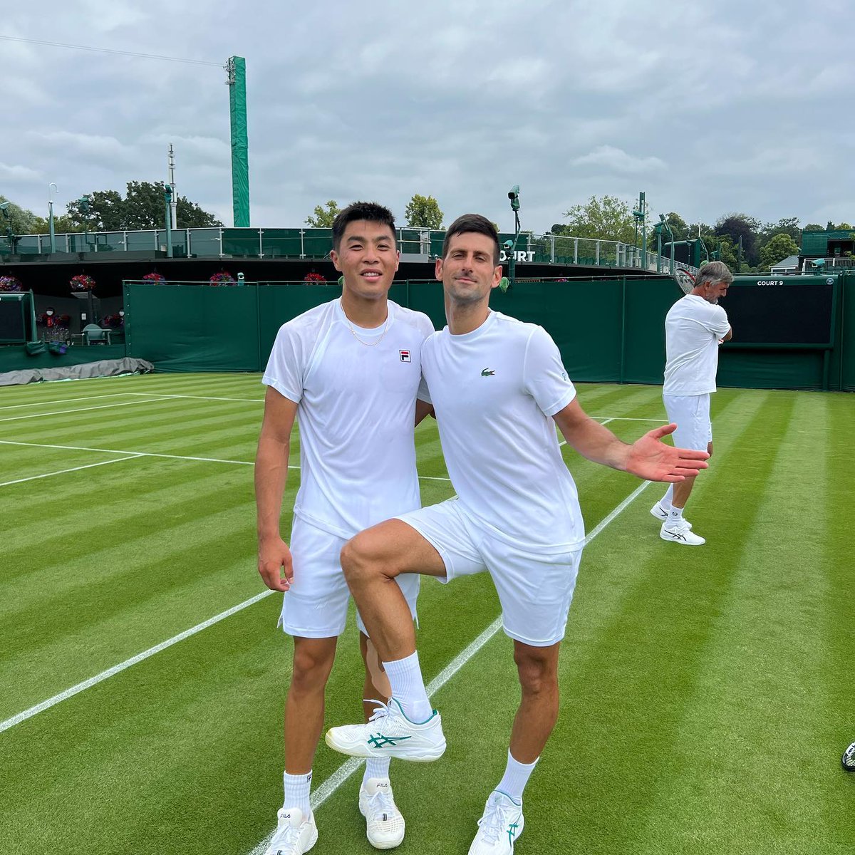 These two could face each other in 2R  #Wimbledon https://t.co/QkzrGmre8p