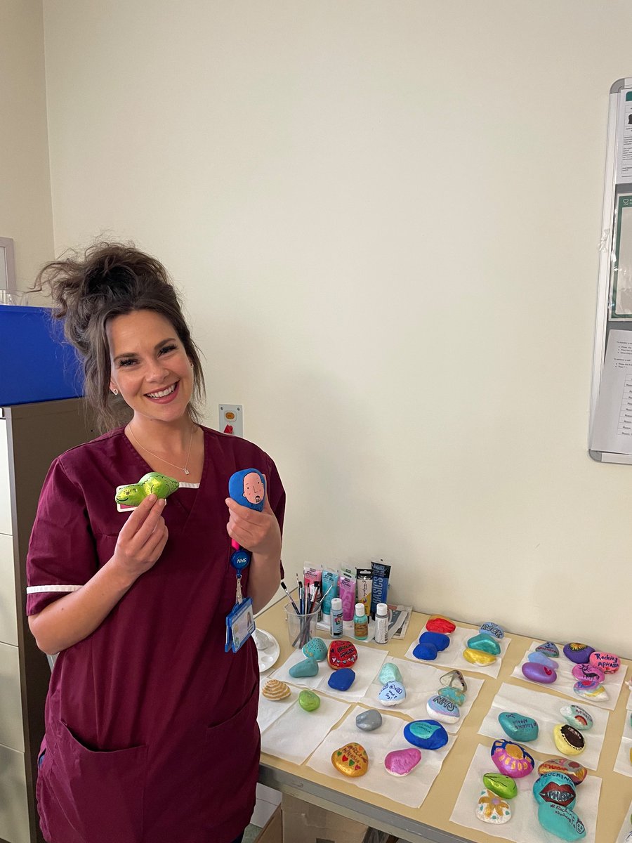 SDH_SLT's tweet photo. We celebrated ‘Aphasia Awareness Month’ by getting our staff and patients (past and present) on the stroke ward involved with the #RockingAphasia campaign! 💬💭🖊️📕 @RCSLT @teamfarley1 @SalisburyNHS https://t.co/zJMR26qsaK