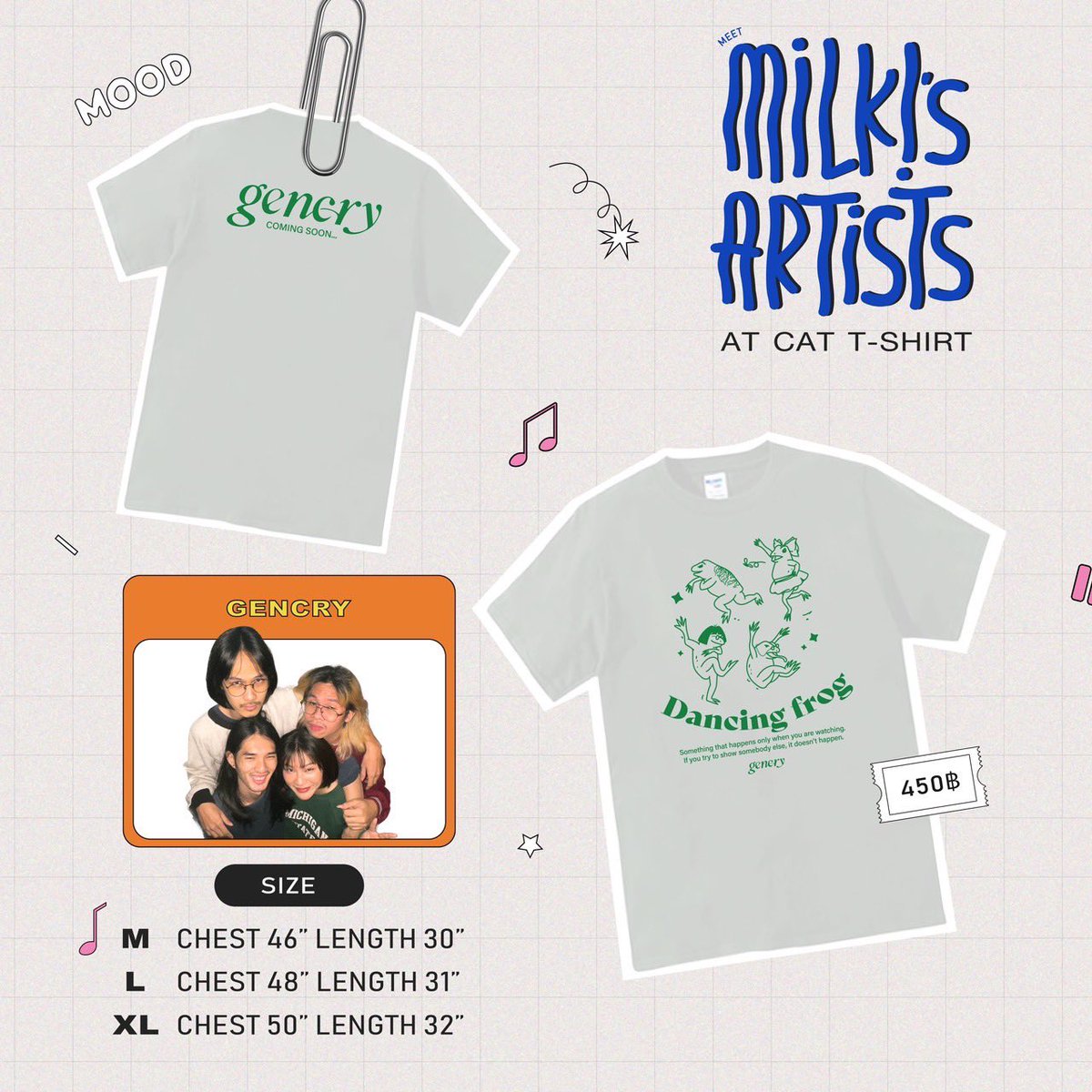 milkbkk's tweet photo. พรุ่งนี้อย่าลืมมาช้อปเสื้อของศิลปินจากค่าย MILK! ที่งาน CAT TSHIRT 2023 กันน้าาาาาา💙🫶🏻
📍Zone C44-44
#gencry #fluffypak
#minekuk #seventhofjuly
#Cattshirt
#MILKbkk https://t.co/DHuwtZhwqF