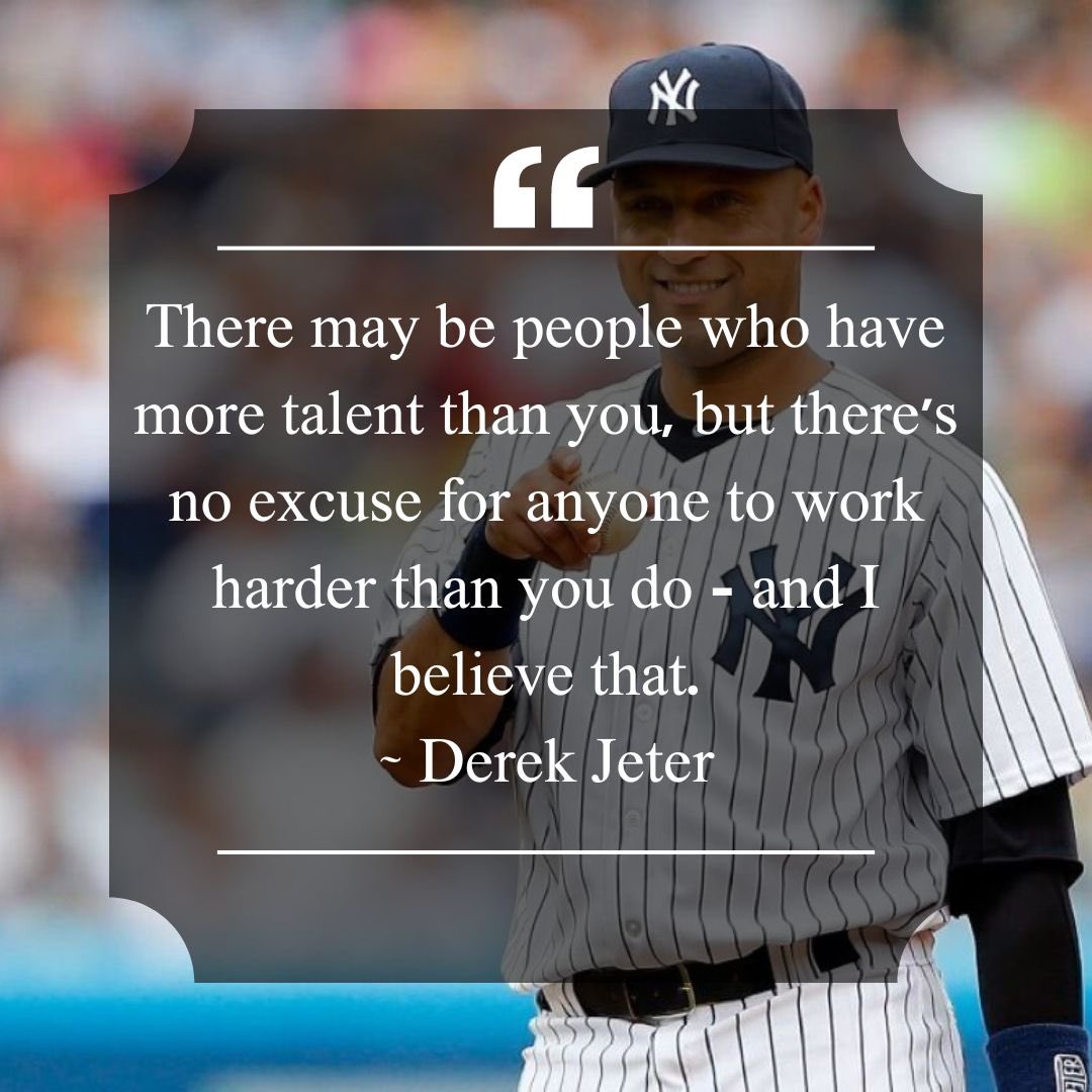 Talent is not the only thing that matters!