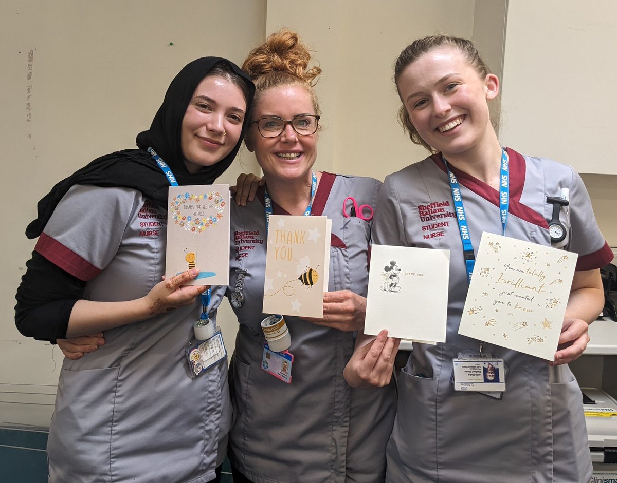 RotherhamCTD's tweet photo. What wonderful feedback from some of our current @sheffhallamuni #NursingStudents #CS #DNs  
It's been a pleasure and we are looking forward to welcoming you back as #RNs for #TRFTCommuniTeam @RotherhamNHS_FT @LM_DUkE @RodKersh @MandyCl91051618 https://t.co/QXO3TZRUza