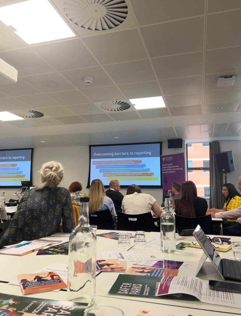 Safe2Speak (@safe2speak) on Twitter photo Yesterday a member of our team attended the Research Showcase facilitated by <a href="/VP_Centre/">Vulnerability & Policing Futures Research Centre</a>. It was an incredibly insightful day, and we are committed to putting education at the heart of what informs our practice so we can deliver the best service to victims/survivors. Yesterday a member of our team attended the Research Showcase facilitated by <a href="/VP_Centre/">Vulnerability & Policing Futures Research Centre</a>. It was an incredibly insightful day, and we are committed to putting education at the heart of what informs our practice so we can deliver the best service to victims/survivors.