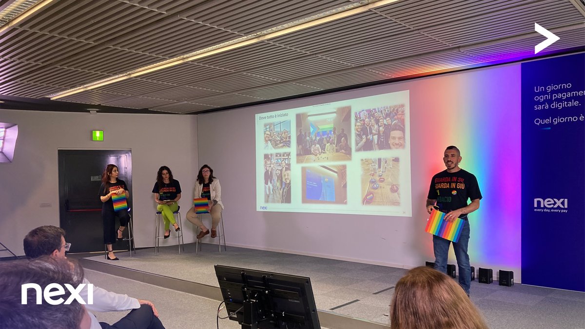 nexigroup's tweet photo. We drive progress forward in all aspects, especially when it comes to promoting inclusion. 

That is why we met with our incredible internal community in Milan to celebrate diversity and move up in our journey towards inclusion.

#WeAreNexi #diversity #inclusion https://t.co/xglBK2tNMd