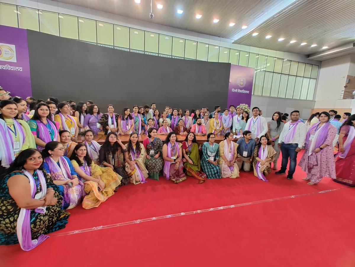 drc_du's tweet photo. It was a moment of pride and honour for us at DRC to attend the Valedictory Ceremony of the DU Centenary Celebration held on 30th June 2023, graced by the Hon'ble Prime Minister of India, Shri. Narendra Modiji.
#DRCatValedictoryceremony
#DUCentenaryCelebration #100YearsofDU https://t.co/JWi3wI4Qps