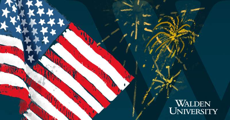 WaldenU's tweet photo. #WaldenU wishes all of you a safe, memorable Fourth of July holiday. 

How will you be celebrating America’s 247th birthday? 👇 https://t.co/GMg7jQNHV6