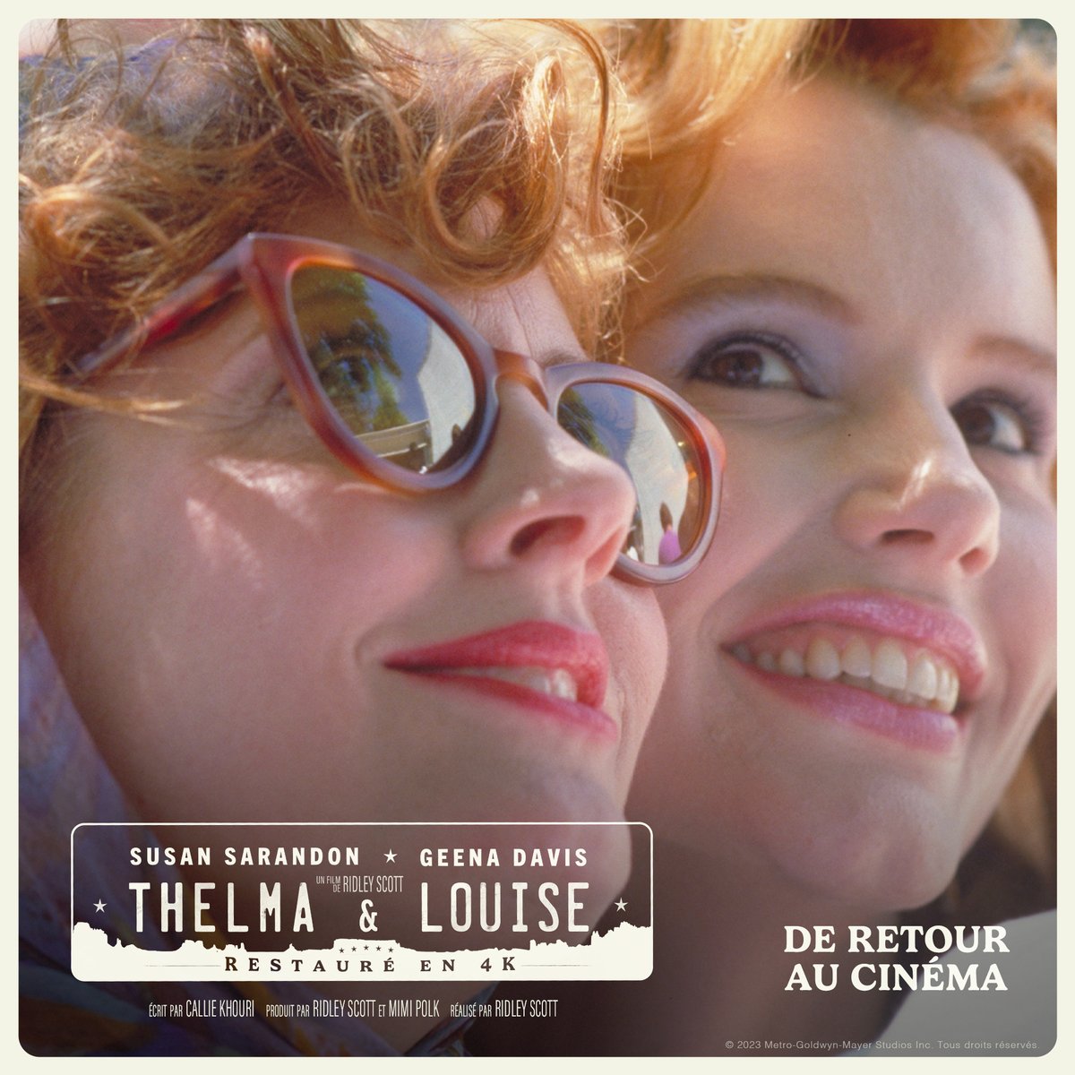 ParkCircusFr's tweet photo. THELMA &amp; LOUISE reviennent sur grand écran à travers la France à partir du 5 juillet dans une nouvelle restauration 4K époustouflante ! Rendez-vous au @ParisCinemaClub, @publiciscinemas, @UGCcinemas, et plus encore 🚘🏜️🇫🇷 https://t.co/eUuNMtbk5p https://t.co/i8HO9T28Gk