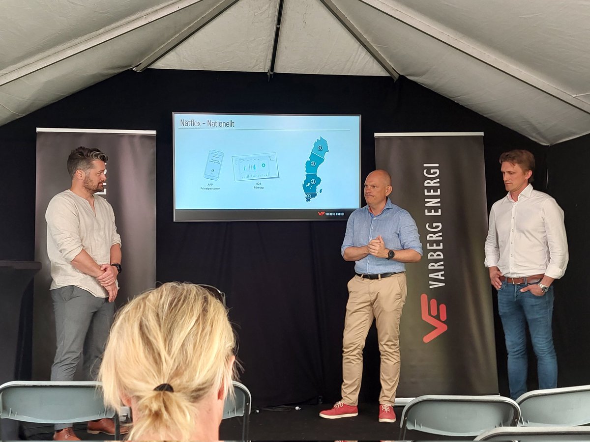 Spännande med @VarbergEnergi app för nätflex som fungerar i hela Sverige. Koppla upp din laddbox!