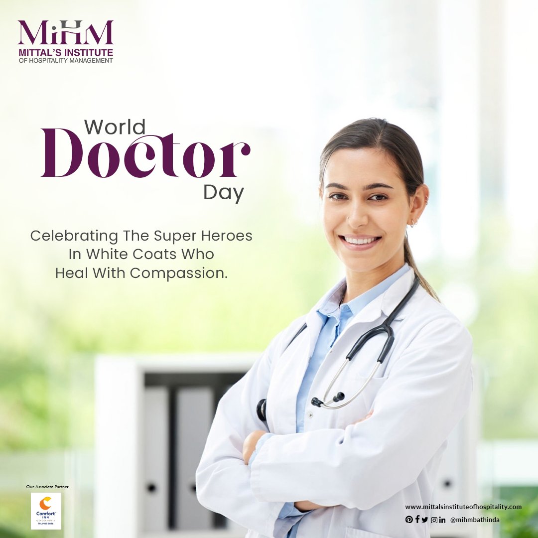 World Doctor Day 2023 - Celebrating The Super Heroes In White Coats Who Heal With Compassion.

#worlddoctorday #doctor #doctorslifestyle #doctorsday #doctorslife #doctors #doctorsonline #nationaldoctorsday #doctorsoffice #doctorsofinstagram #bestwishes #MIHM #Mihmbathinda