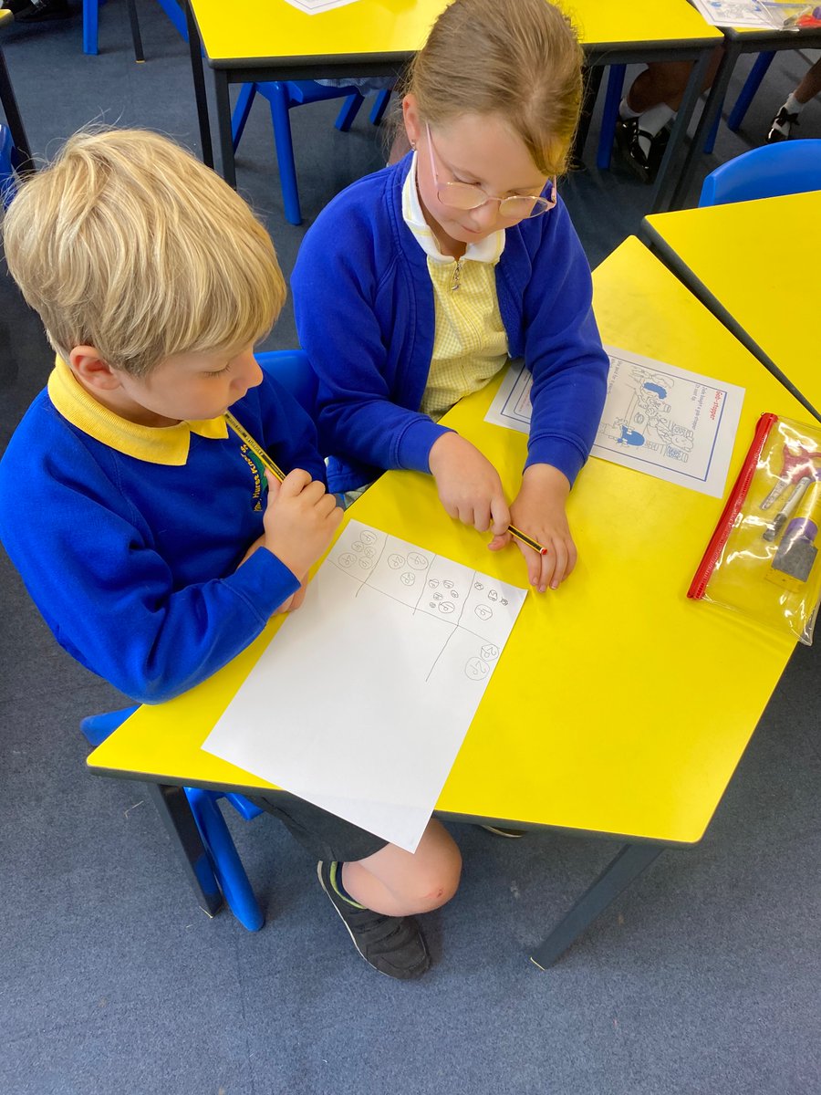 HurstKnollY2's tweet photo. Super collaborative problem solving this morning! Well done year 2. https://t.co/OOUMlvPPwE