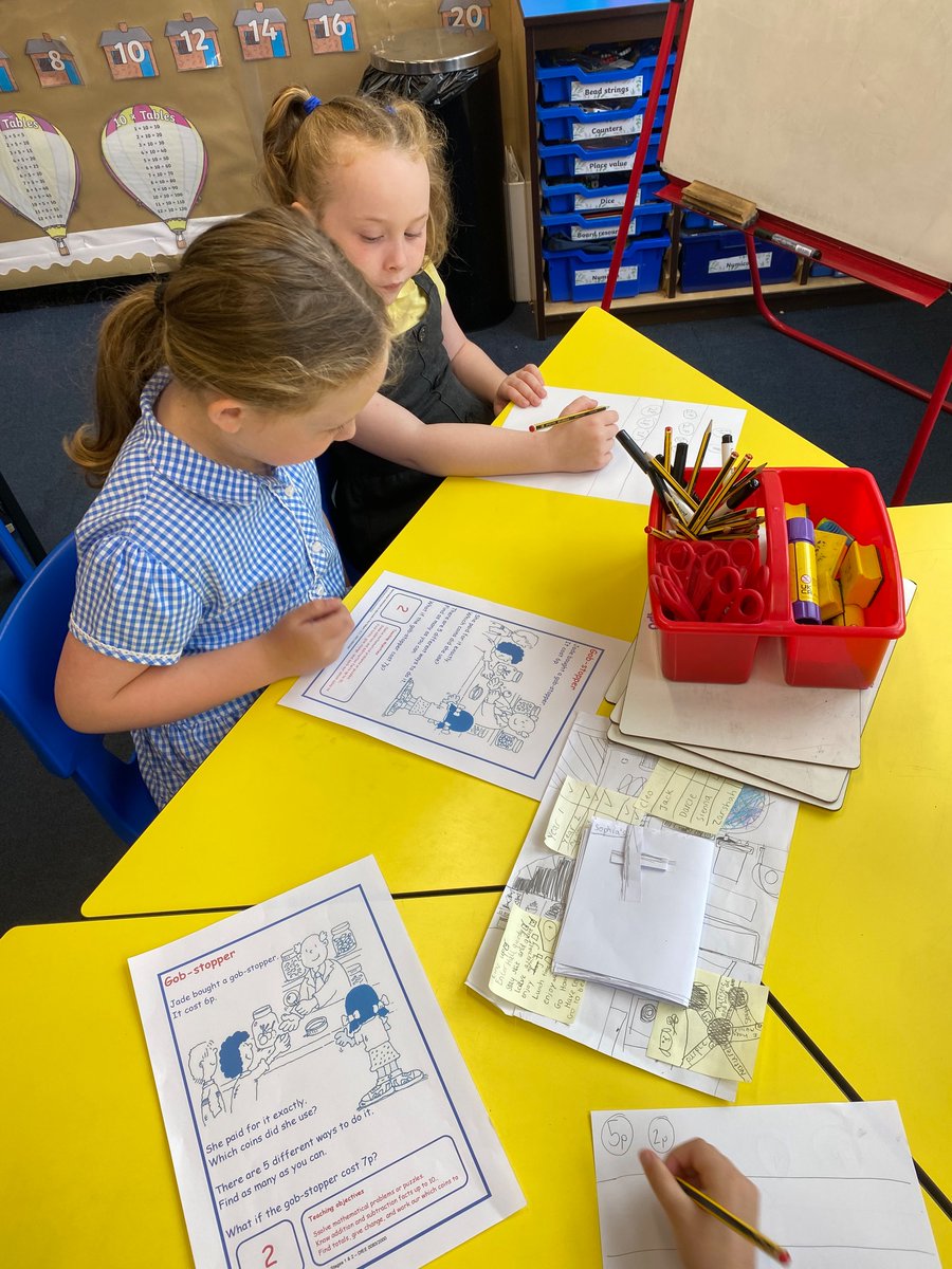 HurstKnollY2's tweet photo. Super collaborative problem solving this morning! Well done year 2. https://t.co/OOUMlvPPwE
