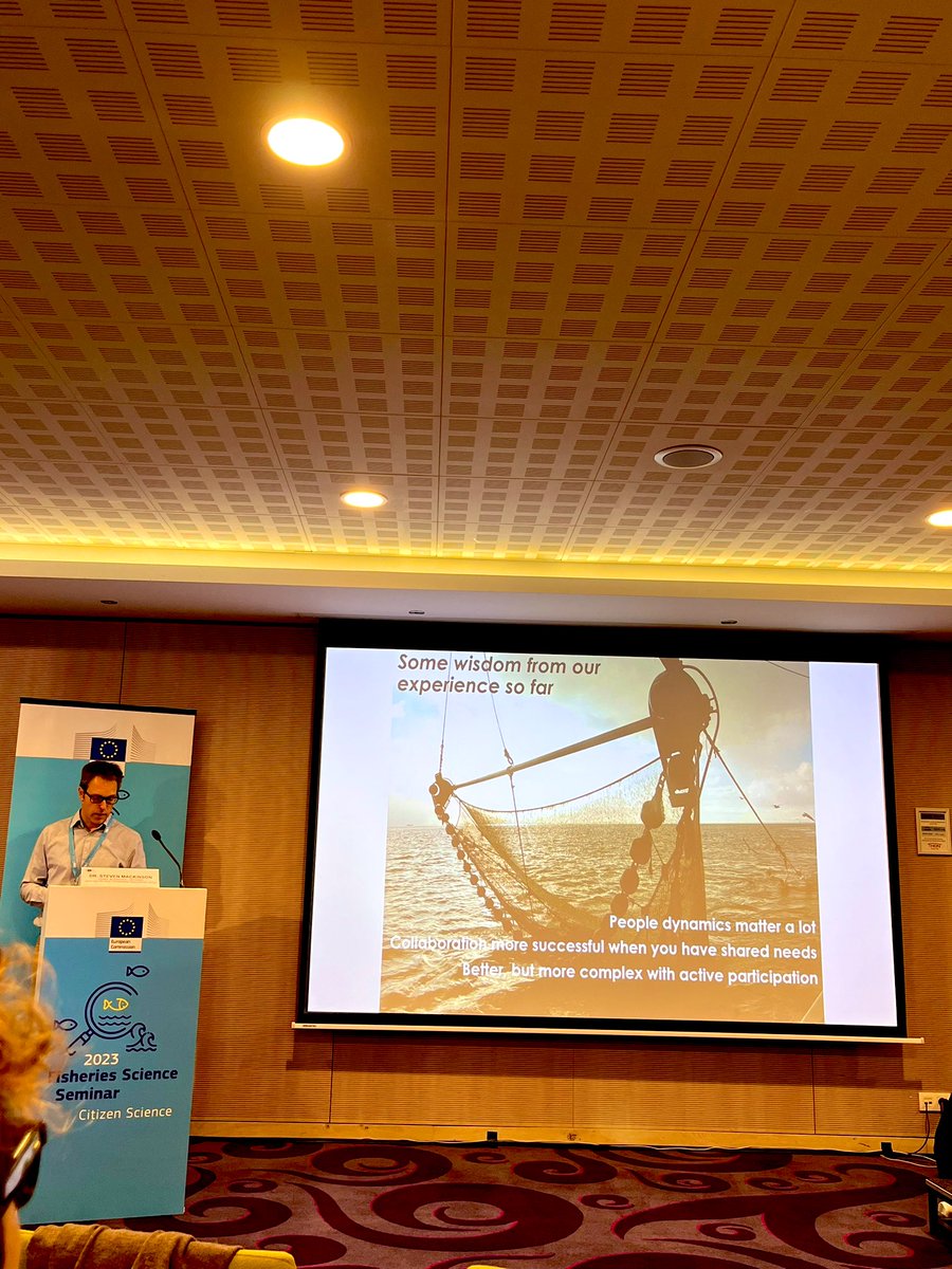 northseaac's tweet photo. Attending @EU_MARE Fisheries Science event
🐟 closing data gaps by whole-of-society approach to data collection 
🌊 ensuring ownership &amp; accountability 
🌿 feeding into ecosystem-based management
🐚 improving environ and socio-econ data for management decisions
#EUFishScience https://t.co/sO2XuL8Crm