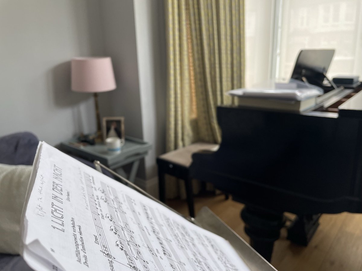 I’ve been diving headlong into some Alma Schindler-Mahler this week with @elirolfejohnson ahead of our recital @cambridgemusic @pembroke1347 on 21st July. Also a chance for us to revisit #RichardStrauss #4LL AND #GustavMahler #RückertLieder. Song for the soul.
