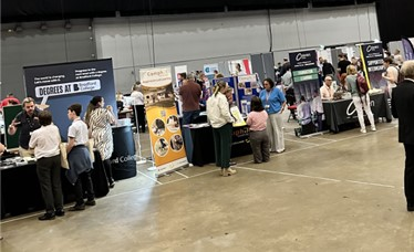 gorse_ruth's tweet photo. Yesterday 20 of our Y10 students attended the SEND: Next Choices event at The First Direct Arena. Great to see our students interacting with all stall holders, receiving lots of information to help with their decisions around future employment, study or training #Careers #SEND23 https://t.co/Gtti6oRPjw
