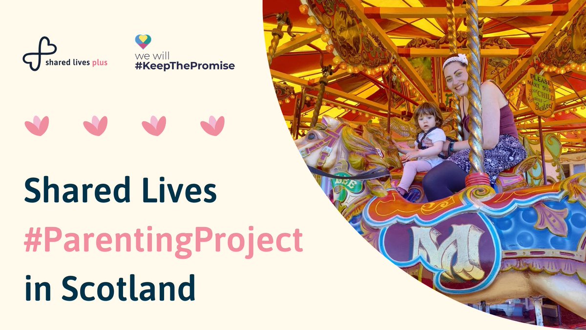 SharedLivesPlus's tweet photo. With funding from @ThePromiseScot we lead a project to develop #SharedLives services in Scotland for parents with a learning disability, enabling them to care for their child & live within a Shared Lives carer’s family home https://t.co/JE5gwS5BKY #SupportedParenting #SharedLives https://t.co/EKnVBvVsPu