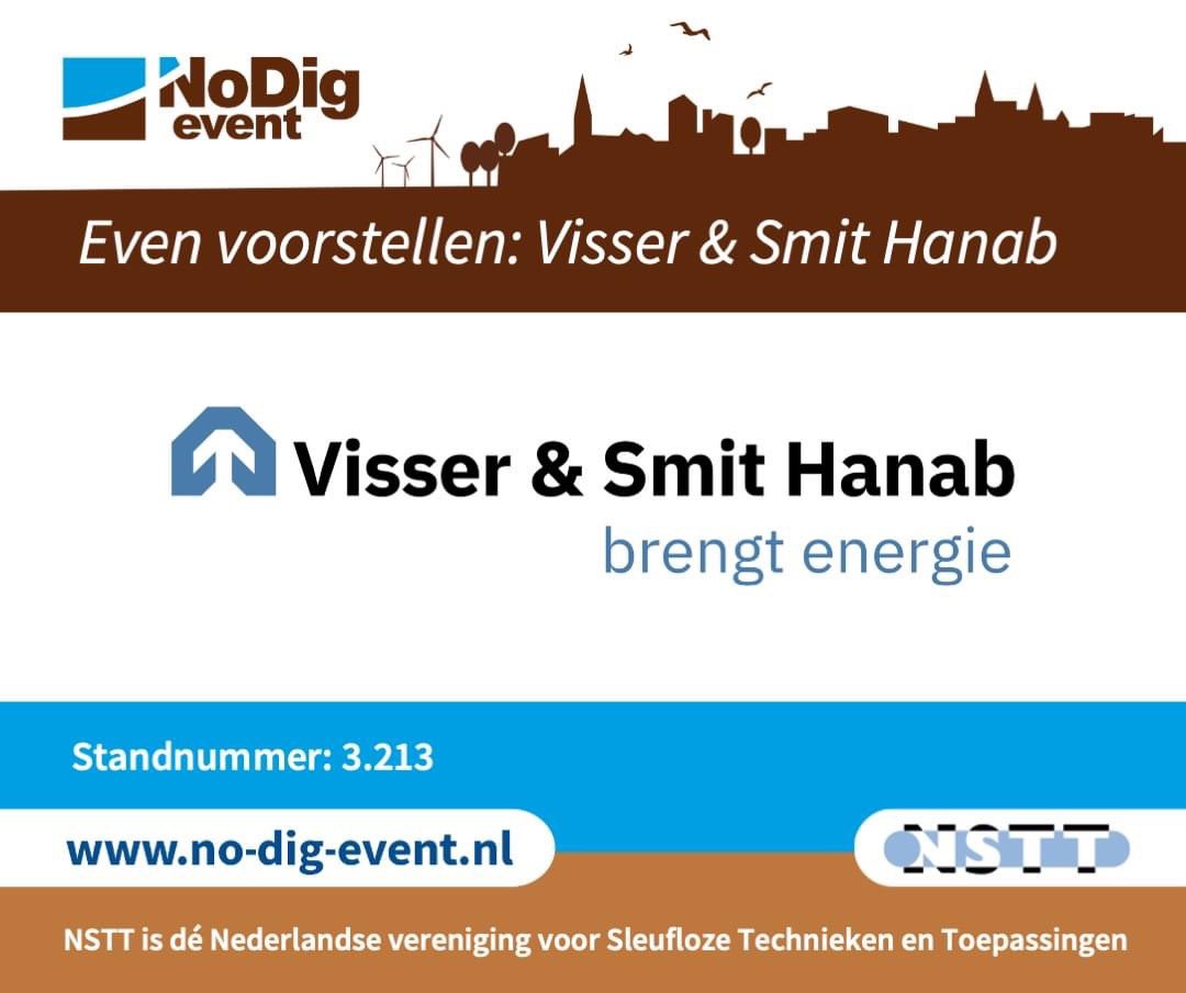 NoDigEvent's tweet image. Beste netwerk,

Vandaag stellen we u graag onze volgende deelnemer voor: Visser En Smit Hanab

Met Visser &amp;amp; Smit Hanab aan boord zijn we verzekerd van nog meer expertise en innovatieve oplossingen.
