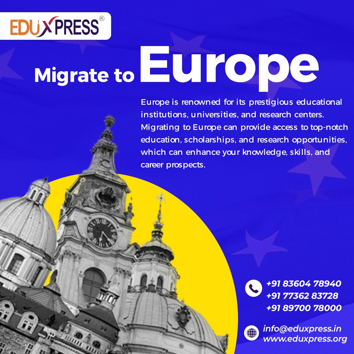 UDVI_Services's tweet image. Migrate to #europe
Contact us for more details 👇
📩 kerala@eduxpress.in
☎️ 077362 83728
#migratetoeurope #migratetouk #uk #uklife #european