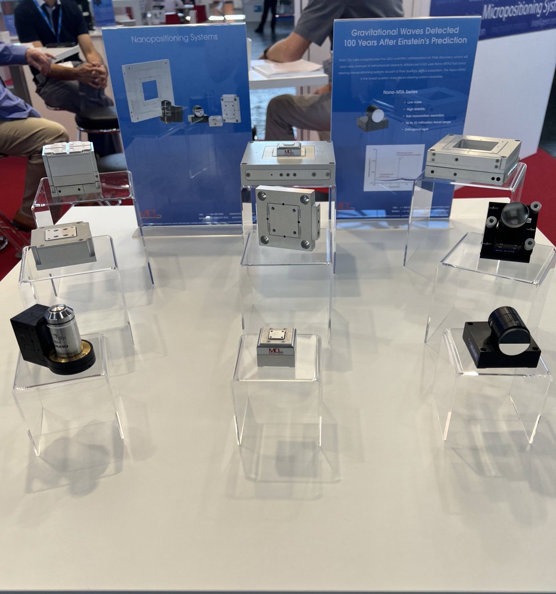 Last day @PHOTONICSWORLD!  Stop by Stand A2.328 before 16:00 to see our precision positioning solutions, atomic force microscopes and single molecule microscopes.  #metrology #nanopositioners #inspection #imaging #quantum #microscopy