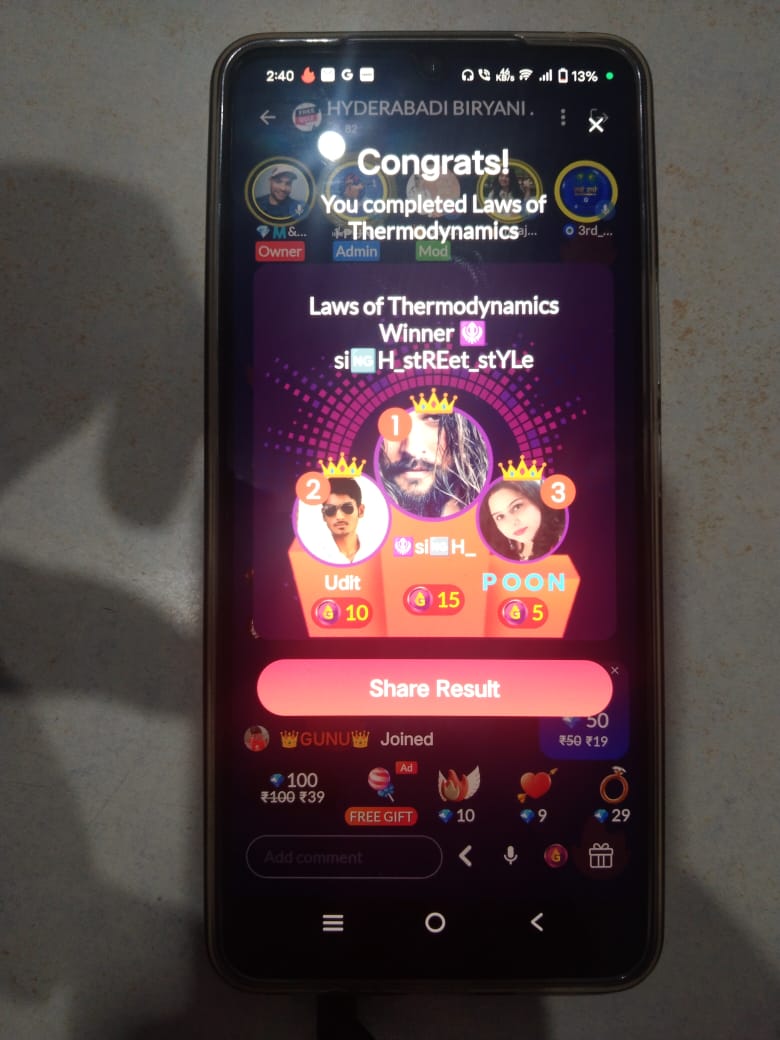 ashokkumar8121's tweet photo. Here is the Today's Quiz Winners 🏆
Which was conducted in the Chingari audio room https://t.co/GaJEaFQZ4R
@Chingari_IN @sumitgh85 @abhishekismad 
#SabkoKaamMilega #GariToken #GariMining #Chingari https://t.co/dL4CrGrg5g
